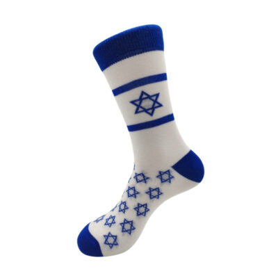 גרביים בעיצוב דגל ישראל