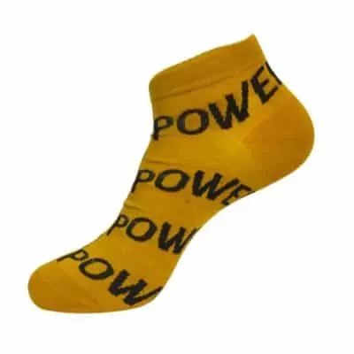 גרביים קצרים צבעוניים בהדפס power