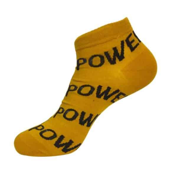 גרביים קצרים צבעוניים בהדפס power