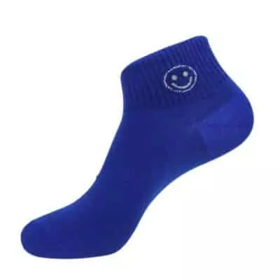 גרביים קצרים צבעוניים עם סמיילי קטן