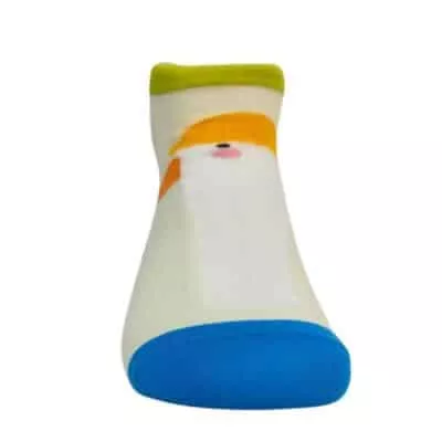 גרביים קצרים צבעוניים אוגר לבן