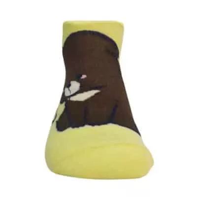 גרביים קרסוליות קצרים עם איור דוב מתוק