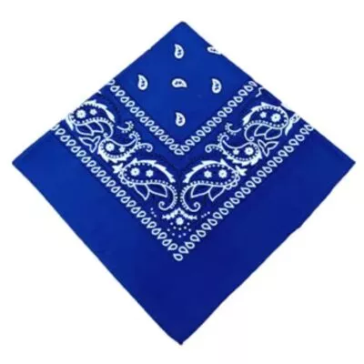 בנדנה צבעונית - כחול