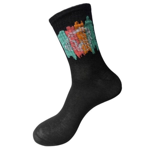 גרבי ספורט Colorful black